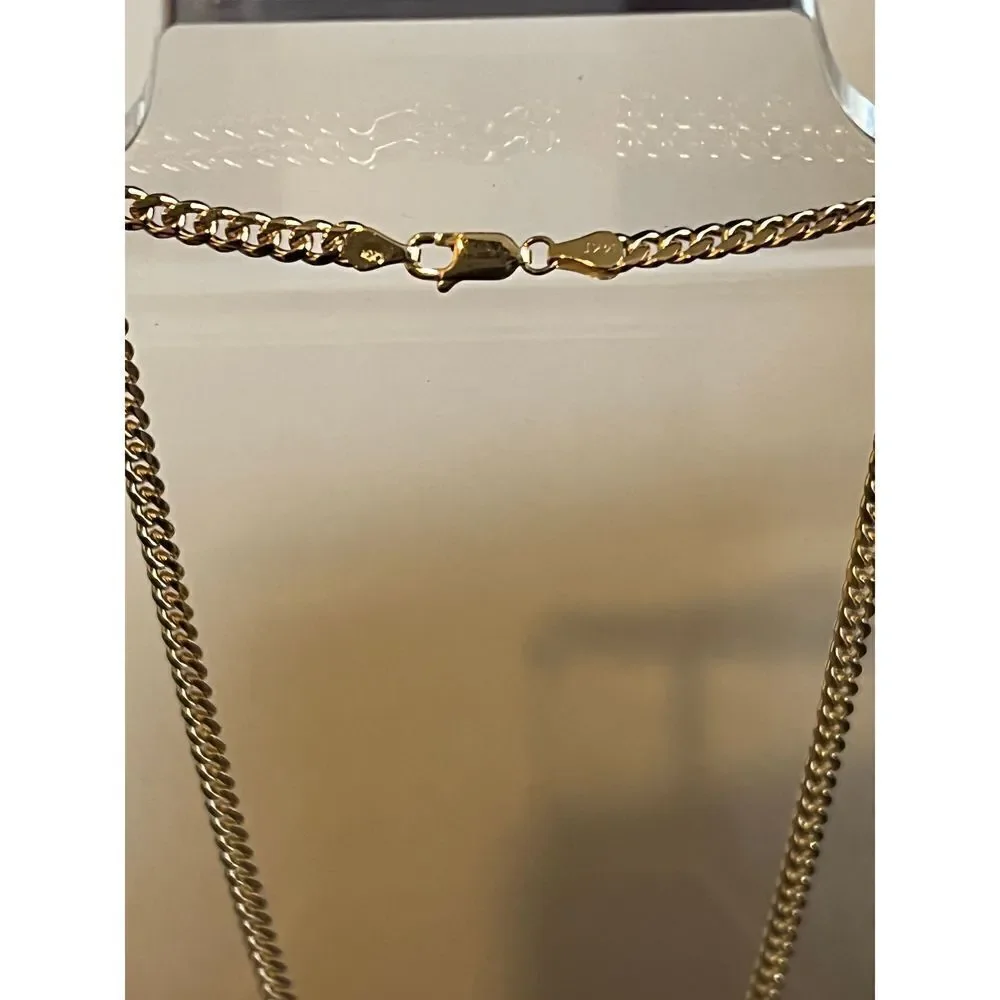 14k Solid Gold Miami Cuban Link 20 inch Chain